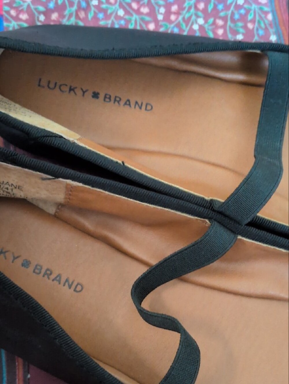 Lucky Brand Black Mary Jane-Style Ballet Flats - Picture 6 of 10